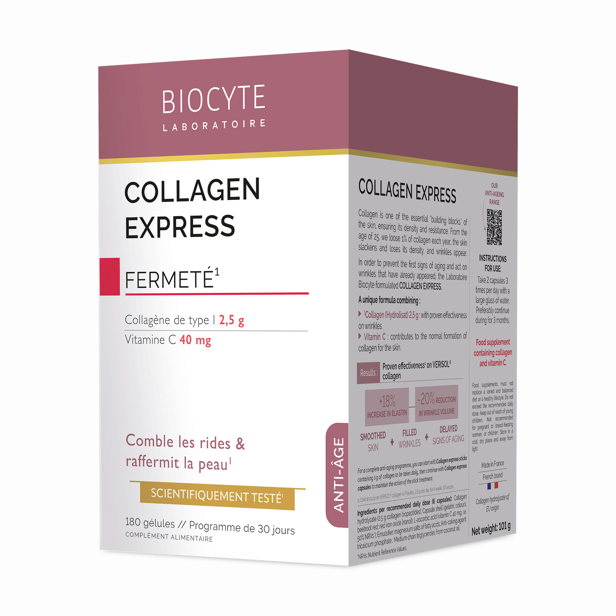 Колаген Biocyte Collagen Express, 180 капсул
